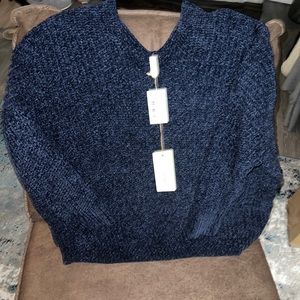 Beautiful soft oversized navy sweater